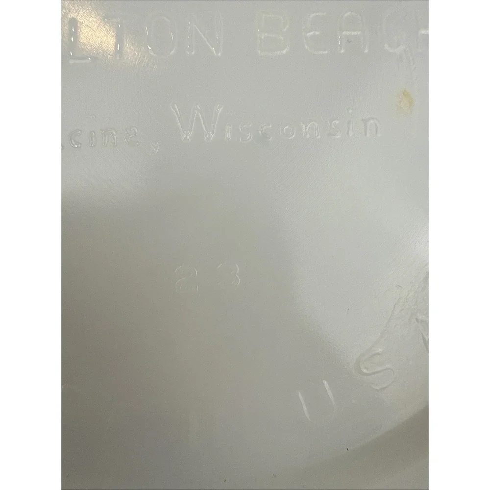 VTG Hamilton Beach Model G Mixer Pyrex Milk‎ Glass Large Bowl 8.5